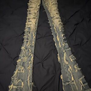 Stacked Jeans - Blue Vintage